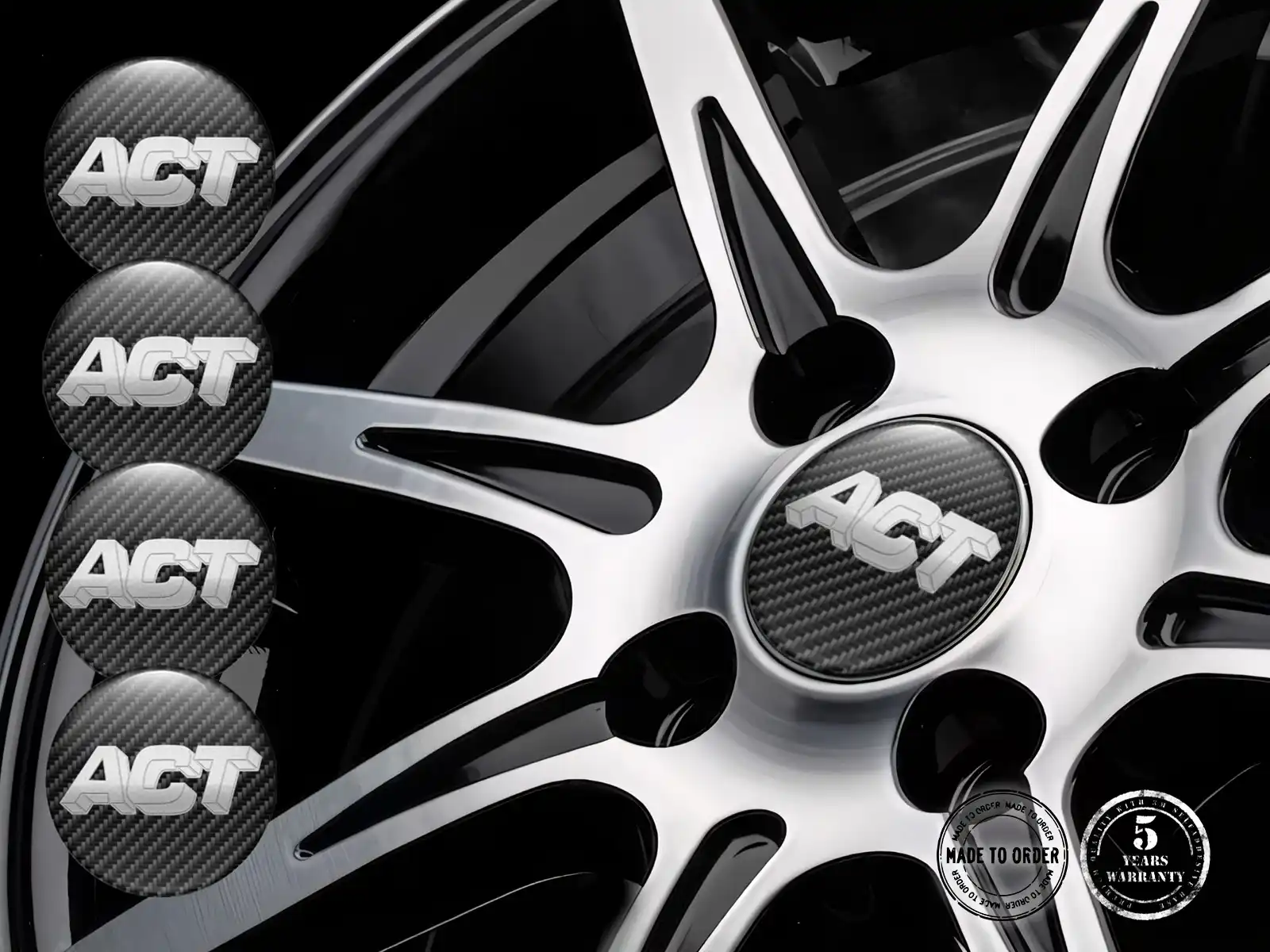 ACT Wheel Decals Style Silicone Badge Upgrade